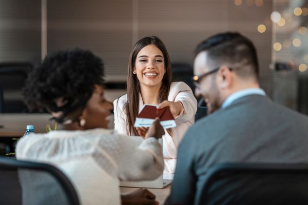 Happy people receiving an Australian visa