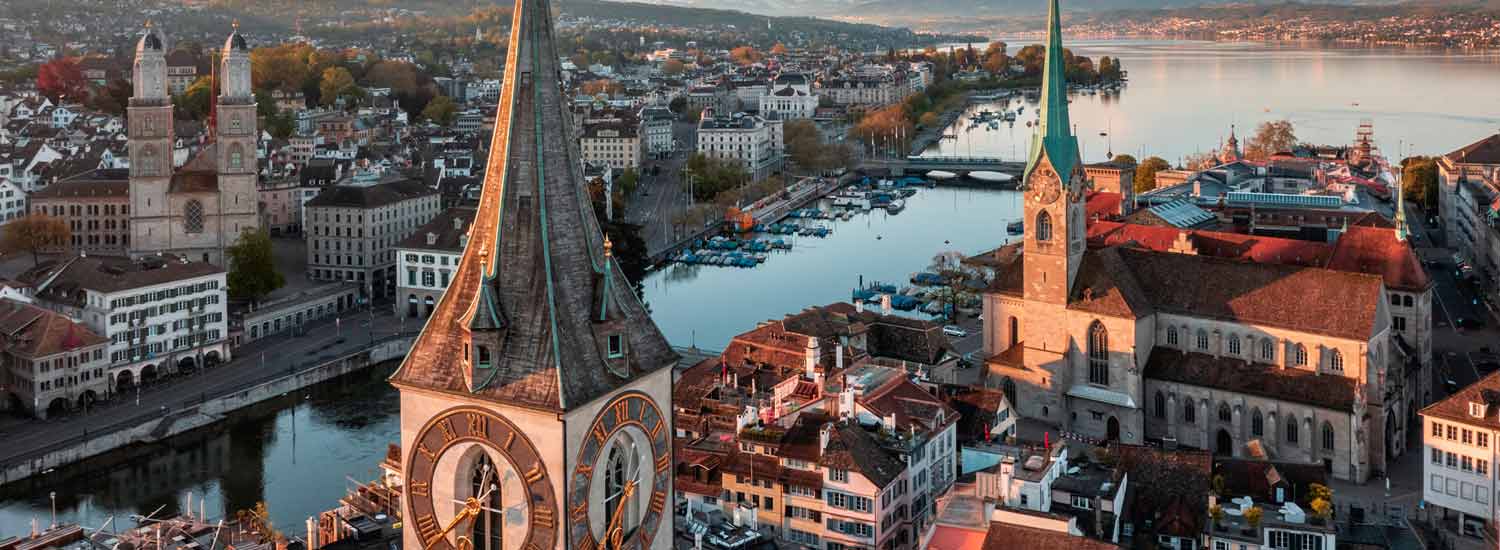 Houses in Zurich, Switzerland