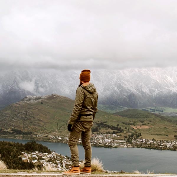 Man in New Zealand